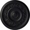 Ekena Millwork Tyrone Ceiling Medallion (Fits Canopies up to 6 3/4"), Hand-Painted Steel Gray, 16 1/8"OD x 3/4"P CM16TYSGS - alternate 1